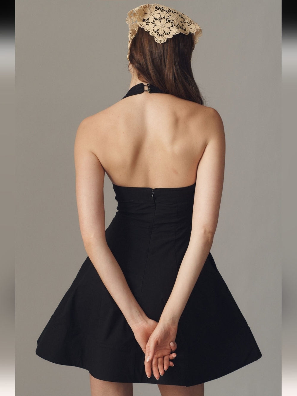 Maeve Square-Neck Fit-and-Flare Mini Dress - Picture 3 of 10